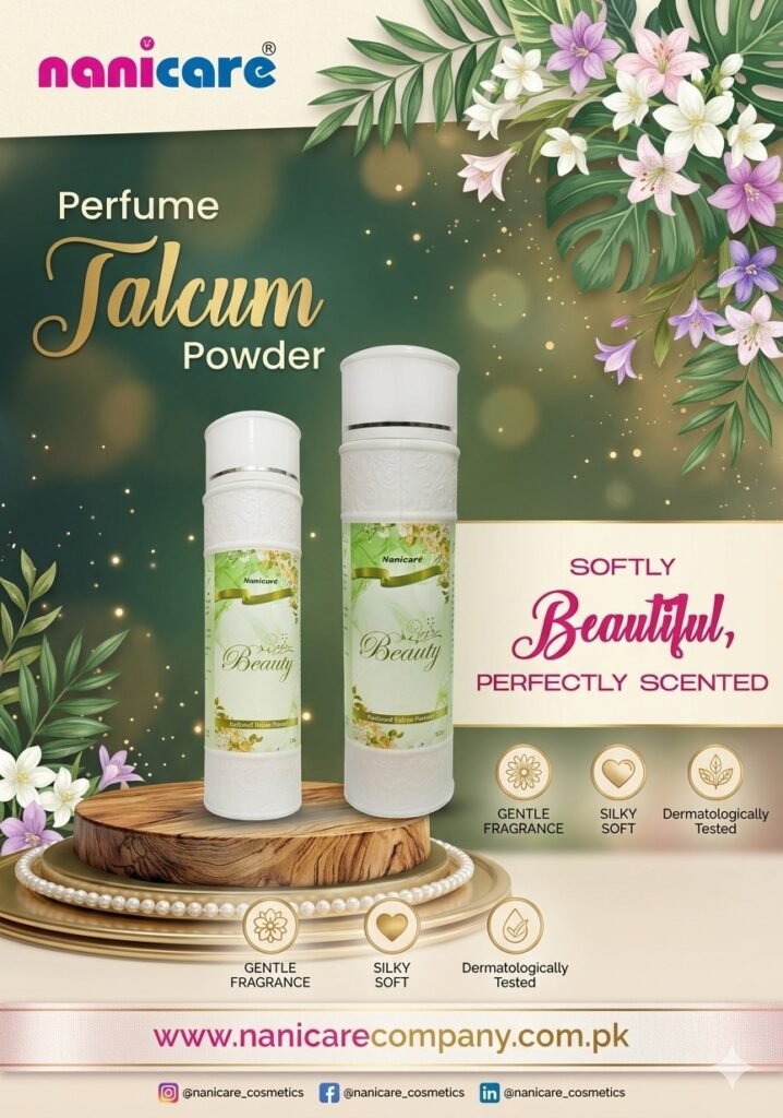 Beauty Perfume Talcum Powder